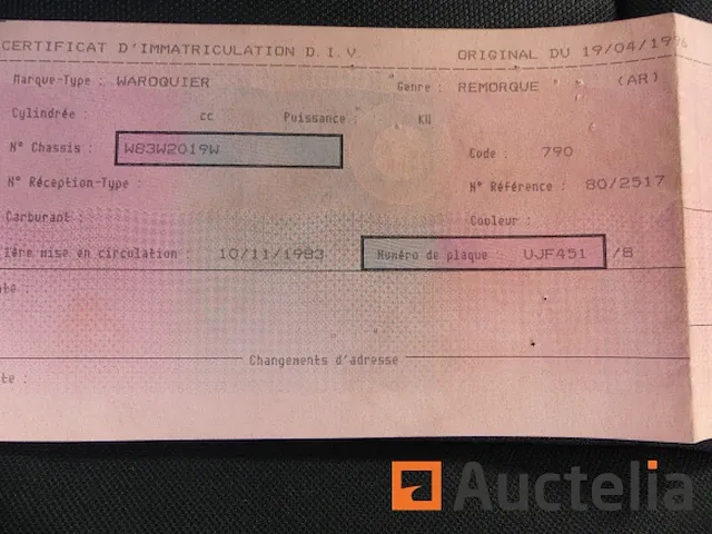 Aanhanger dubbele dekzeilas waroquier tpv22r - afbeelding 17 van  20