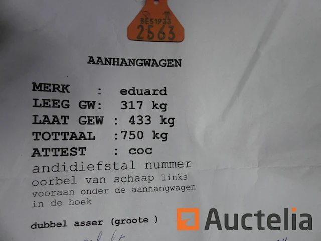 Aanhanger eduard 2 - afbeelding 9 van  16