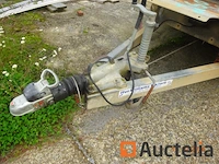 Aanhanger machinedrager, verkocht zonder inhoud, dubbele assen, williams, raamkozijnen sckd0000h0711058, 3500 kg, immat. qaef670, let op, geen documenten aan boord of aangifte van verlies. - afbeelding 6 van  8