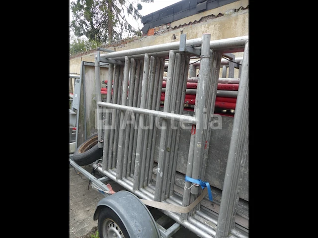 Aanhanger met altrex steiger - afbeelding 4 van  14