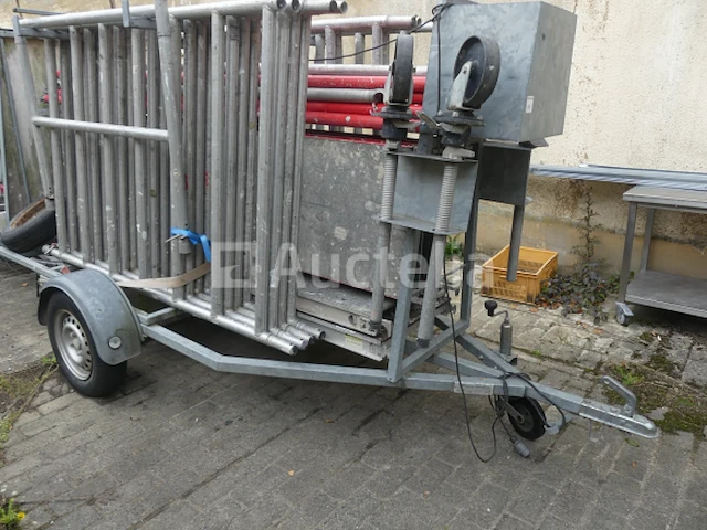 Aanhanger met altrex steiger - afbeelding 11 van  15