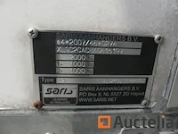 Aanhanger saris c2c gesloten rem - afbeelding 16 van  23