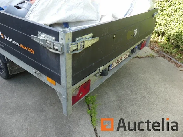 Aanhanger saris kf27 dubbel geremde as - afbeelding 6 van  16
