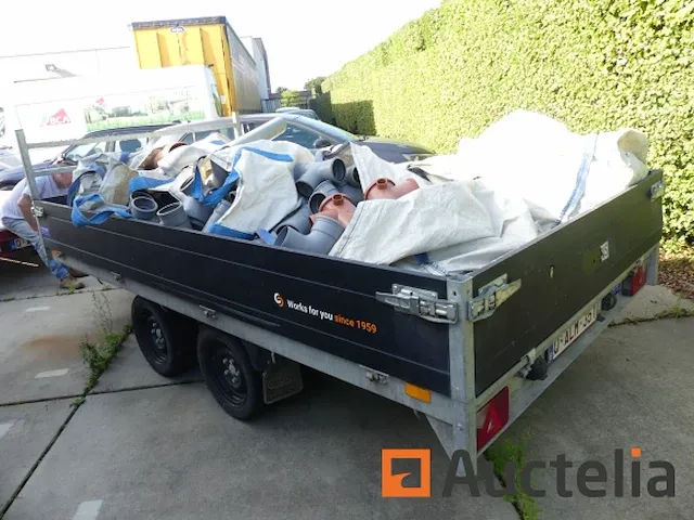 Aanhanger saris kf27 dubbel geremde as - afbeelding 9 van  16