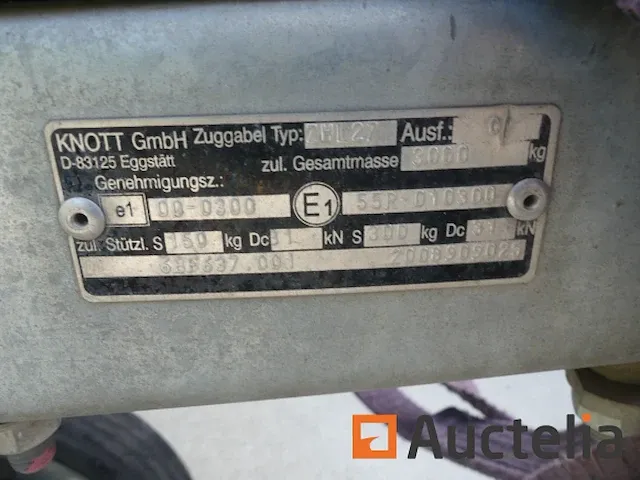 Aanhanger saris kf27 dubbel geremde as - afbeelding 11 van  16