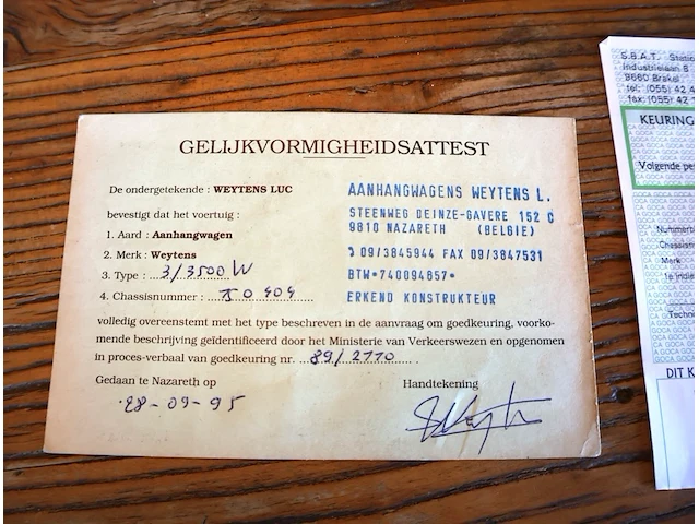 Aanhangwagen - chnr 150404 - afbeelding 2 van  14