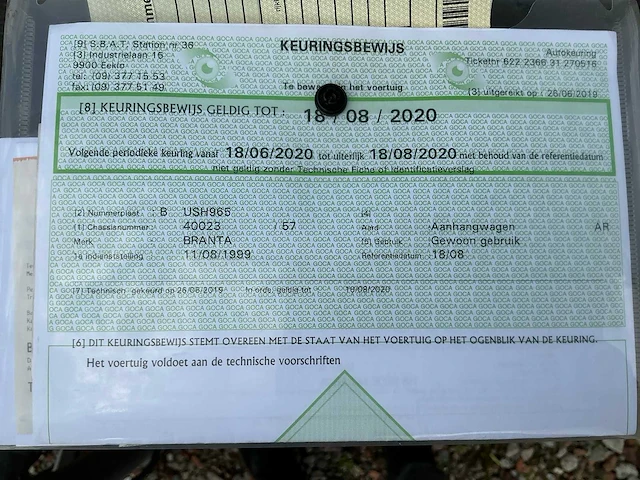 Aanhangwagen achter- & zijdelingse kipper - afbeelding 5 van  16