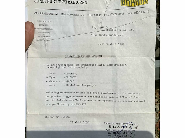 Aanhangwagen achter- & zijdelingse kipper - afbeelding 8 van  16
