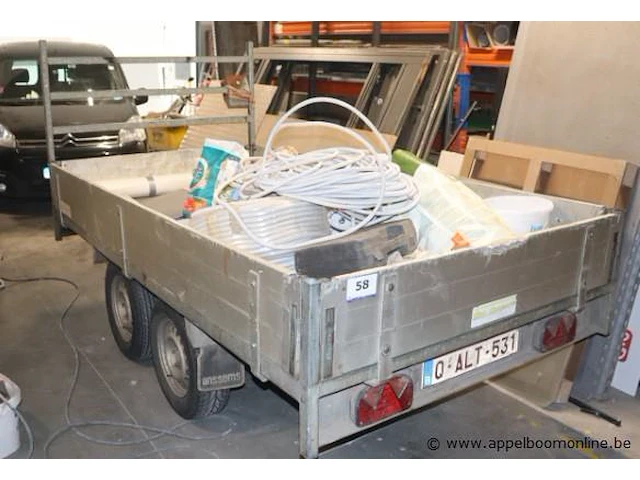 Aanhangwagen anssems, cap 1000kg - afbeelding 1 van  3