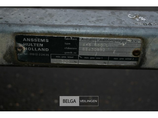 Aanhangwagen anssems - afbeelding 7 van  7