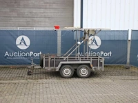 Aanhangwagen bw trailer bwt750 met verkeerssignalisatie - afbeelding 1 van  1