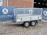 Aanhangwagen bw trailers 750kg 250x150x100cm nieuw - afbeelding 1 van  1