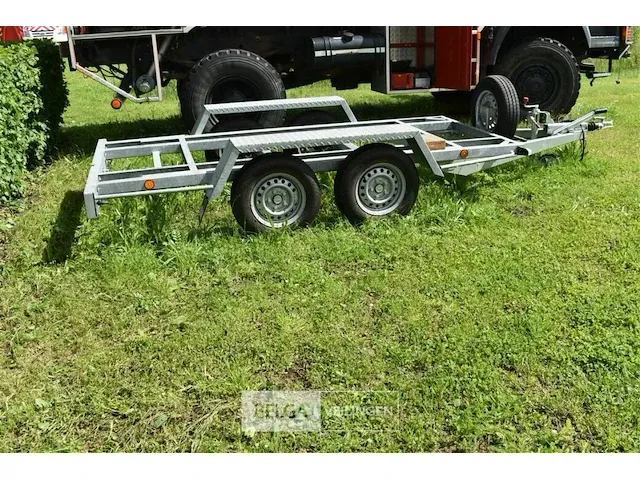 Aanhangwagen bw trailers dubbel as mtm 2700kg nuttig laadvermogen 832kg papieren oké - afbeelding 1 van  16