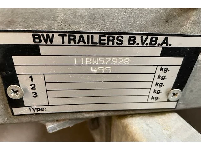 Aanhangwagen bw trailers - afbeelding 3 van  10