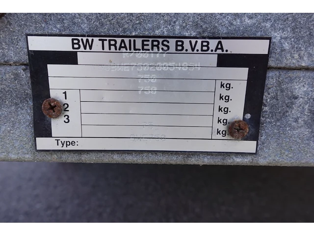 Aanhangwagen bw trailers - afbeelding 6 van  6