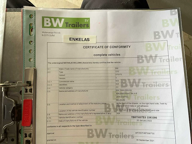 Aanhangwagen bw trailers - afbeelding 8 van  16