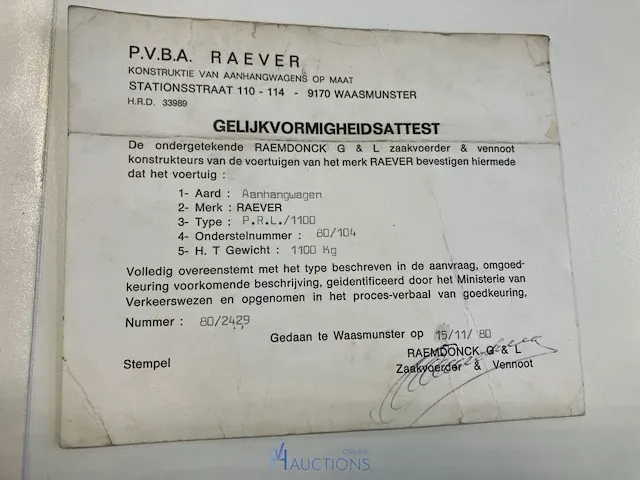 Aanhangwagen bw - afbeelding 9 van  10