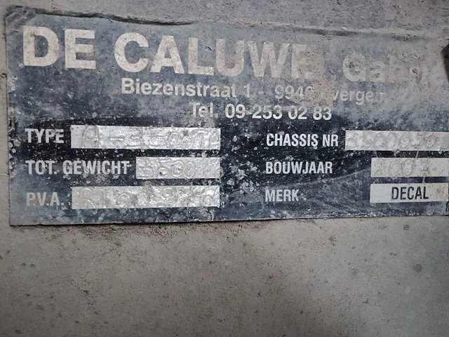 Aanhangwagen decal , 2007 - afbeelding 7 van  11