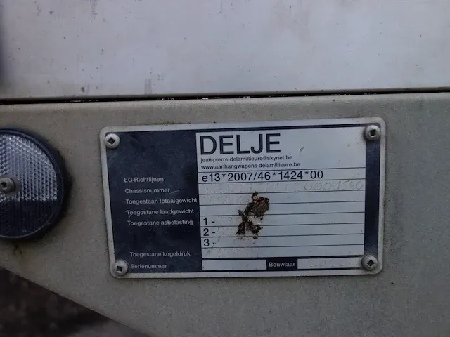 Aanhangwagen delje - afbeelding 5 van  5