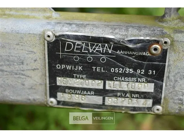 Aanhangwagen delvan type rem 27002 - afbeelding 2 van  19