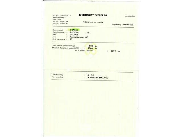 Aanhangwagen delvan type rem 27002 - afbeelding 6 van  19