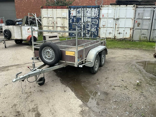 Aanhangwagen dubbelasser 750kg - afbeelding 1 van  6