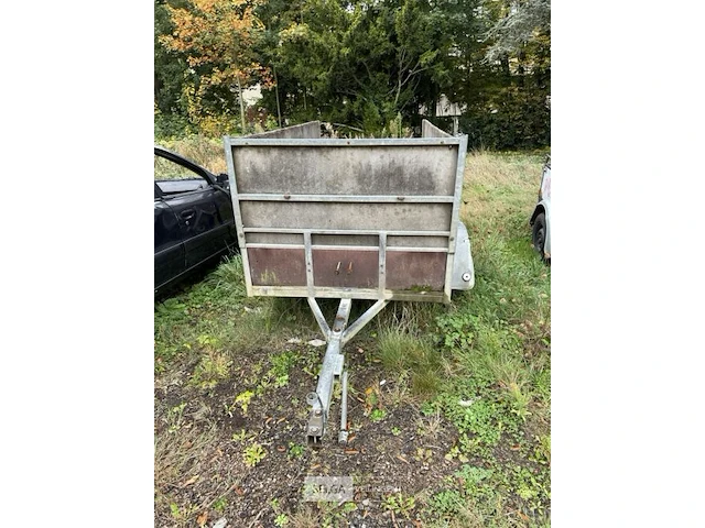 Aanhangwagen dubbelasser - afbeelding 1 van  5