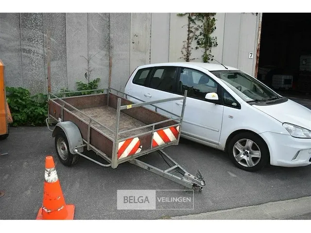 Aanhangwagen, enkel as, 750 kg, 175x205x120 - afbeelding 1 van  5
