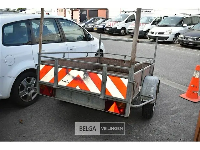 Aanhangwagen, enkel as, 750 kg, 175x205x120 - afbeelding 5 van  5