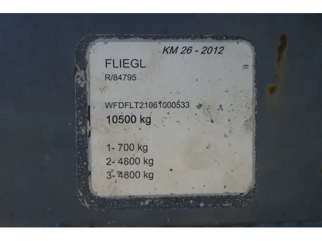 Aanhangwagen fliegl + compresso atlas copco - afbeelding 9 van  17