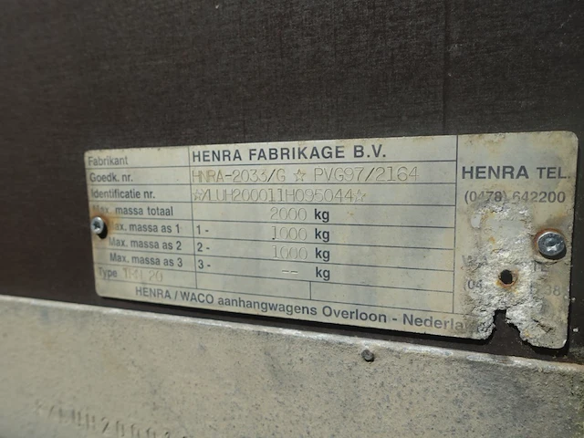 Aanhangwagen henra - afbeelding 6 van  8