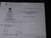 Aanhangwagen hermes t2500z, chassisnumer 2521174, bj 2011, verliesaangifte gelijkvormigheidsattest - afbeelding 5 van  6