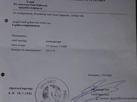 Aanhangwagen hermes t2500z, chassisnumer 2521174, bj 2011, verliesaangifte gelijkvormigheidsattest - afbeelding 6 van  6