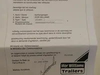 Aanhangwagen ifor williams 200x500 htg 3500 papieren oké - afbeelding 7 van  10
