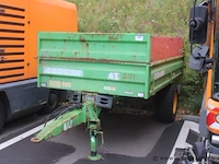 Aanhangwagen joskin lt 4tex, bj 1999, chassisnummer 2739/040, verliesaangifte gelijkvormigheidsattest - afbeelding 1 van  7