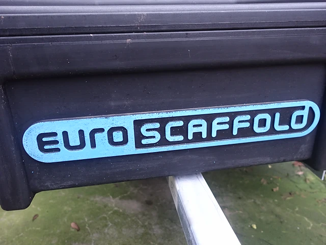 Aanhangwagen met alu stelling euro scaffold - afbeelding 5 van  15