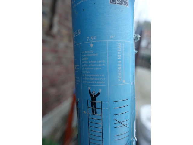 Aanhangwagen met alu stelling euro scaffold - afbeelding 7 van  15