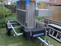 Aanhangwagen met alu stelling euro scaffold - afbeelding 9 van  15