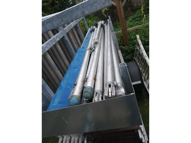 Aanhangwagen met alu stelling euro scaffold - afbeelding 11 van  15