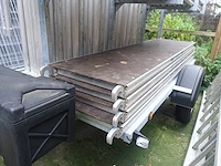 Aanhangwagen met alu stelling euro scaffold - afbeelding 12 van  15