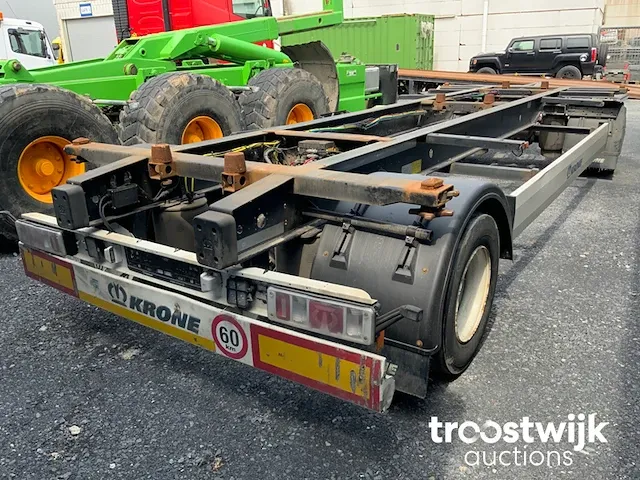 Aanhangwagen met containerchassis - afbeelding 10 van  15