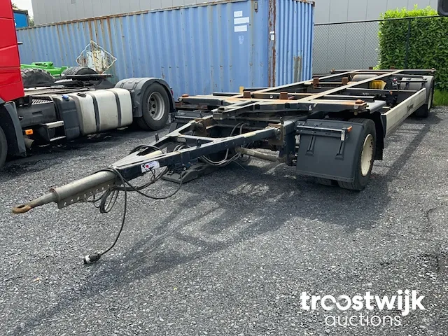 Aanhangwagen met containerchassis - afbeelding 1 van  14