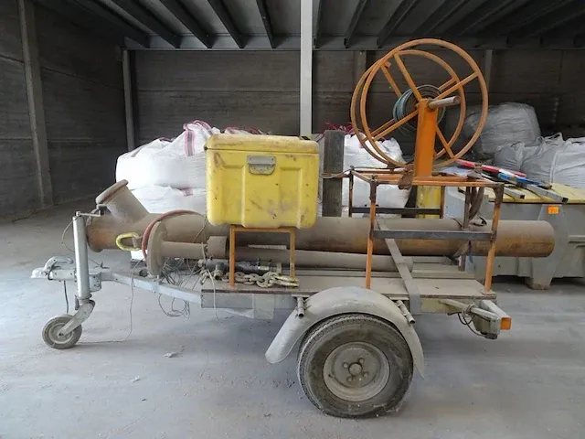 Aanhangwagen met haspel - afbeelding 1 van  4