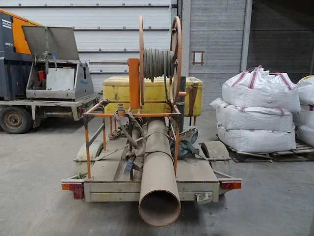 Aanhangwagen met haspel - afbeelding 3 van  4