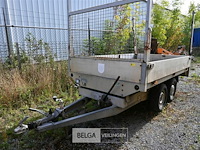 Aanhangwagen saris, geremd