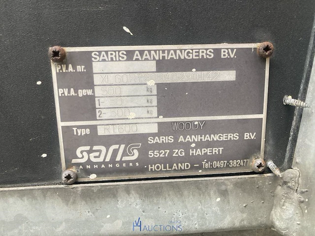 Aanhangwagen saris - afbeelding 5 van  9