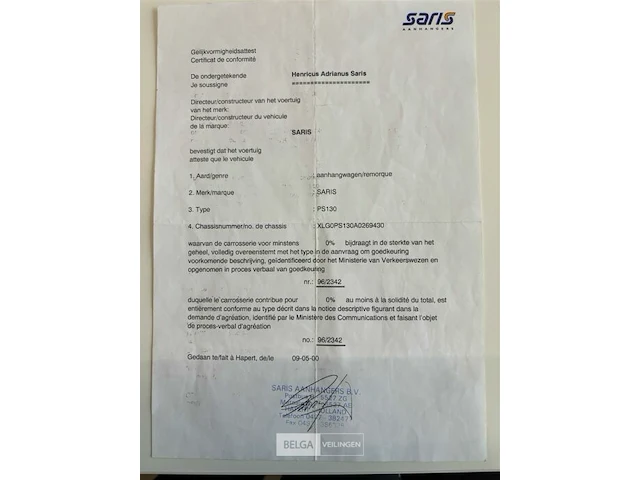 Aanhangwagen, saris - afbeelding 2 van  10