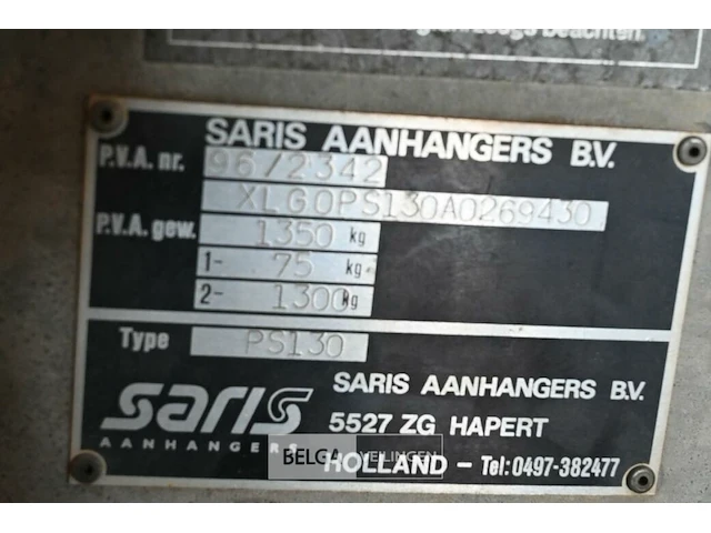 Aanhangwagen, saris - afbeelding 7 van  10