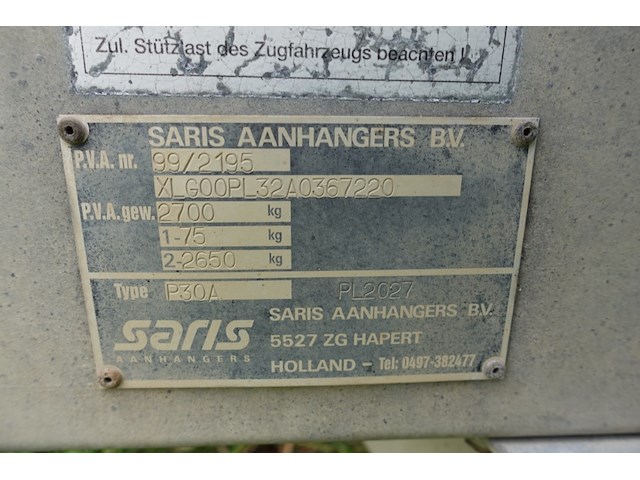 Aanhangwagen saris - afbeelding 5 van  7