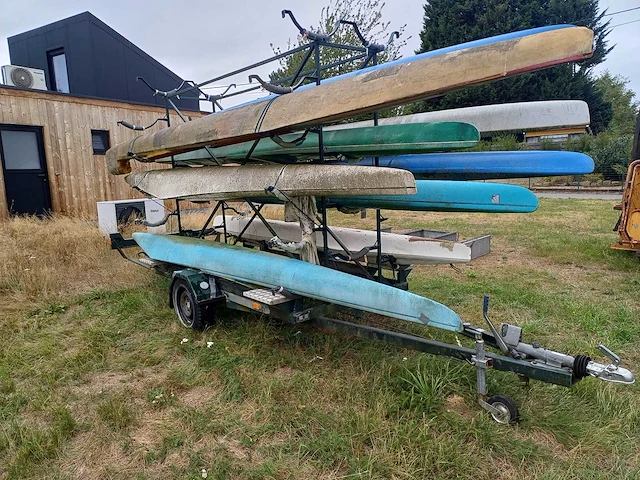 Aanhangwagen voor kajak - afbeelding 1 van  5